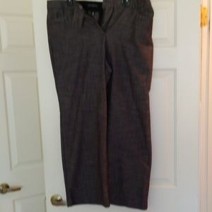 Grey Wide Leg Slacks